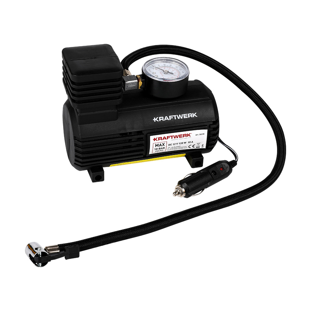 เครื่องอัดอากาศขนาดเล็กแบบพกพา 12V DC